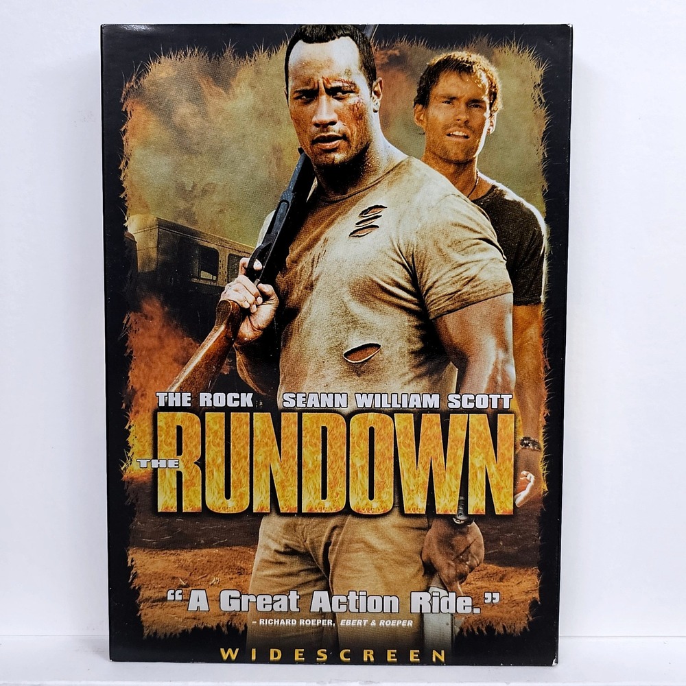 The Rundown DVD Dwayne Johnson The Rock‎ Seann William Scott Widescreen Action